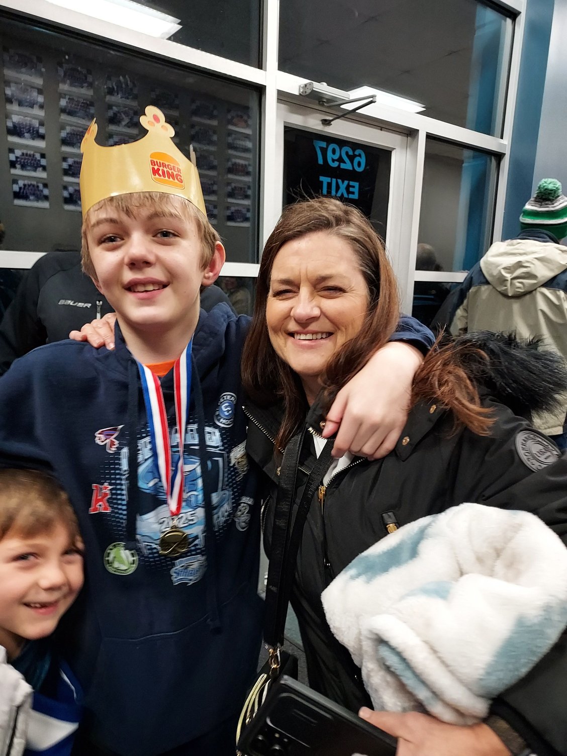 Gabe with Dawn and Brother Keegan