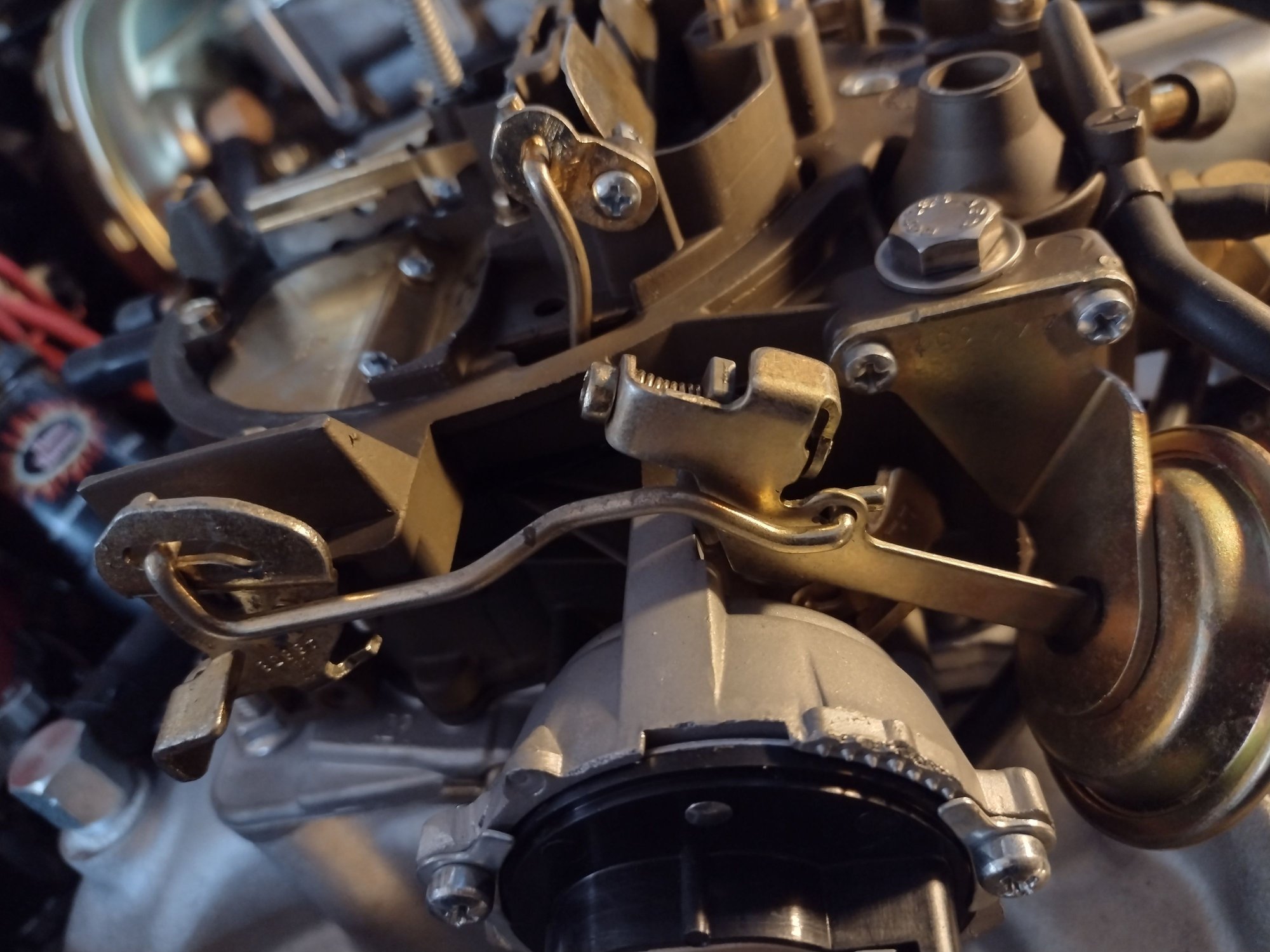 quadrajet secondary not opening