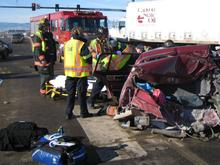 1988 Oldsmobile Ninety Eight Regency Brougham Sedan (After getting hit by Kenworth at 60mph)