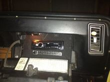 Stereo 1
JVC KD-R730BT CD Player mounted in glove box.