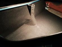 Lining the Toronado Trunk I didn't have much to go off of so I just winged it