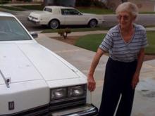 Doris, the original owner, who is 86.  That's my 83 In the background...