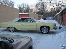 A very beautiful '75 Caprice I chased to DesMoines, Iowa. Brrrrr !