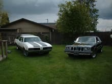 my 69 vista in its hayday...and an82 diesel to gas conversion with chameleon stripes(sold)