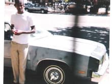 Me and my first rocket &quot;Clara&quot;(R.I.P.)..back in '94('79 cutlass supreme with a reliable 260)