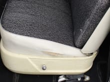 Seat tear before