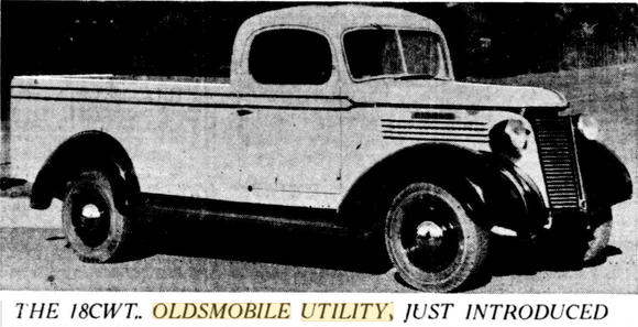 1939 Oldsmobile Utility based on the Olds Truck