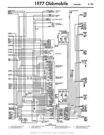 1977 Toronado Chassis Wiring Page 2