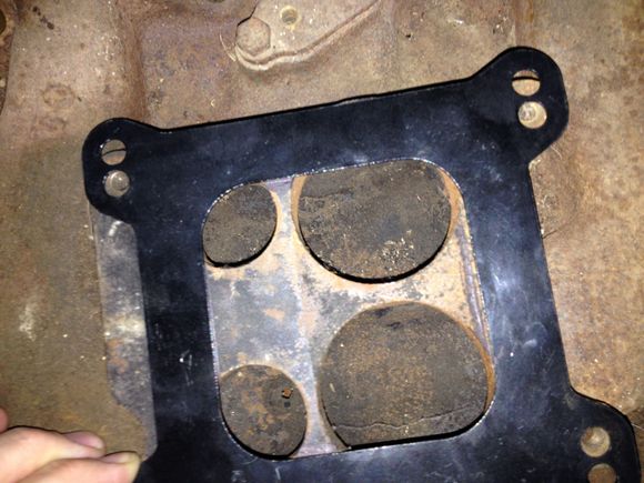 If you were to have a machine shop modify your intake to match a square bore, would the FiTech fit without an adapter? Seems like FiTech has four holes in its base like the plate I used in this picture. If so it would put the height of the FiTech close to stock for the OAI hood. Please advise.