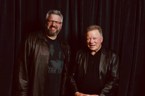 Forgot about this pic. William Shatner did a meet/greet last year for a viewing of Star Trek 2 and 3. 

I have said it maby times, I hope when I’m his age I’m moving around half as well as he does. He has more energy than most men half his age. 