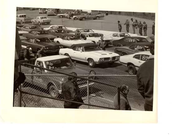  Paul's 442 convertible in Atco's staging lanes Circa 1971