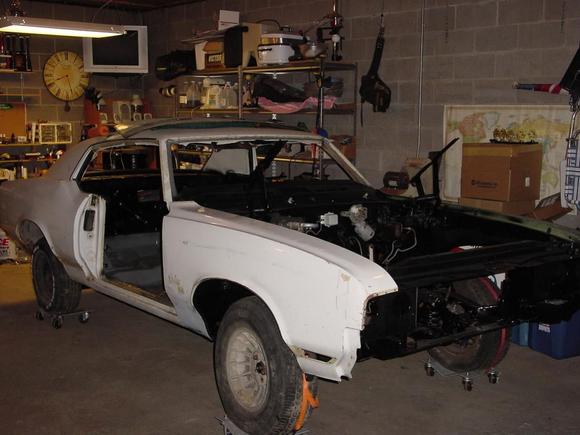 70 Cutlass Going back together