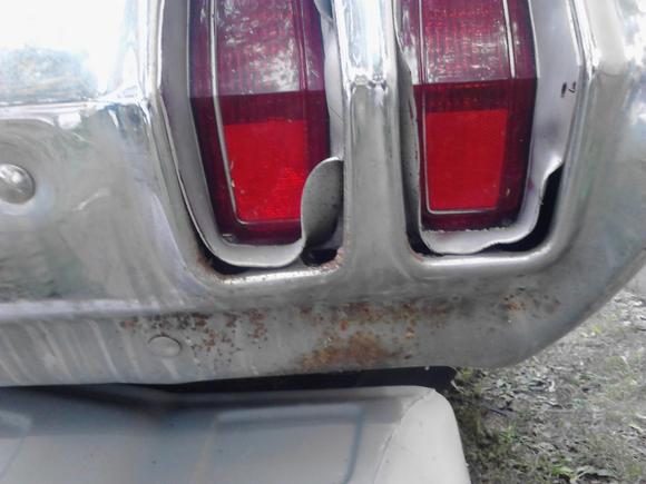 rust and heat damage