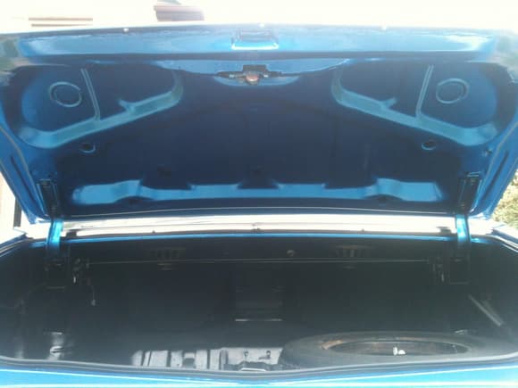 Painted the trunk lid too