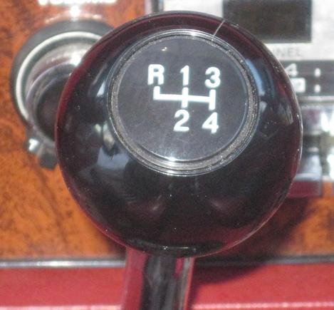 The original shift knob says it all!