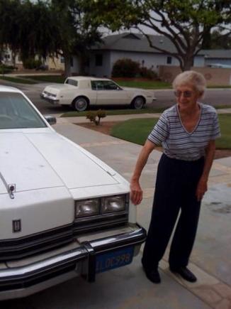 Doris, the original owner, who is 86.  That's my 83 In the background...