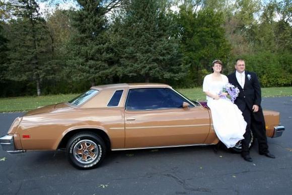 This is my wife and I getting married Oct. 10, 2009.