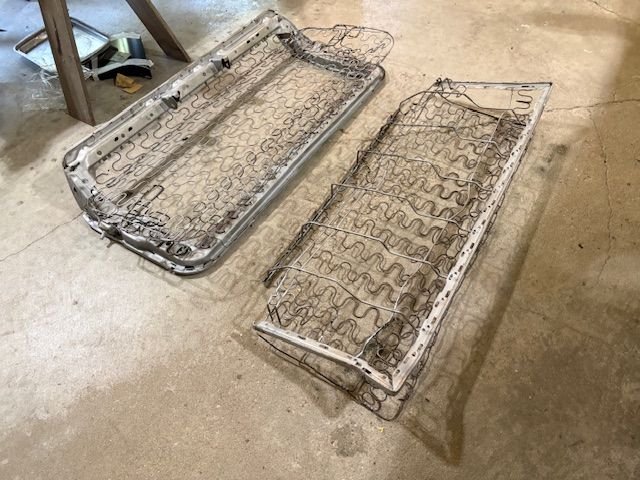 After blasting.  These parts are raw steel from factory, and had mostly surface rust, and in a few places, a little more rust.  I’ll coat it all with some spray cans of rust oleum 