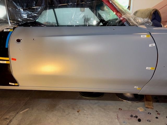 Yellow gap measurements are first attempt.  Factory spec on the door to QP is .220 plus .040 to minus 0.  So max gap would be.260”.  I am trying for .240”