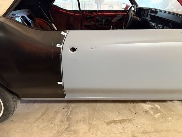 After the right side body mount install.  Door/QP margin got better yet.