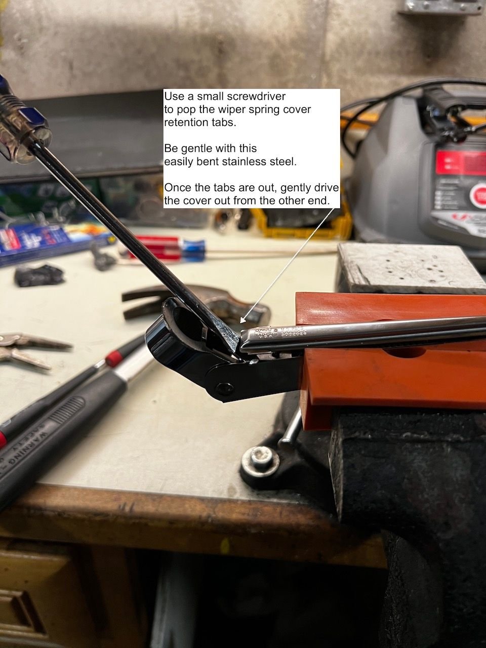 Replacing Worn Wiper Arm Springs