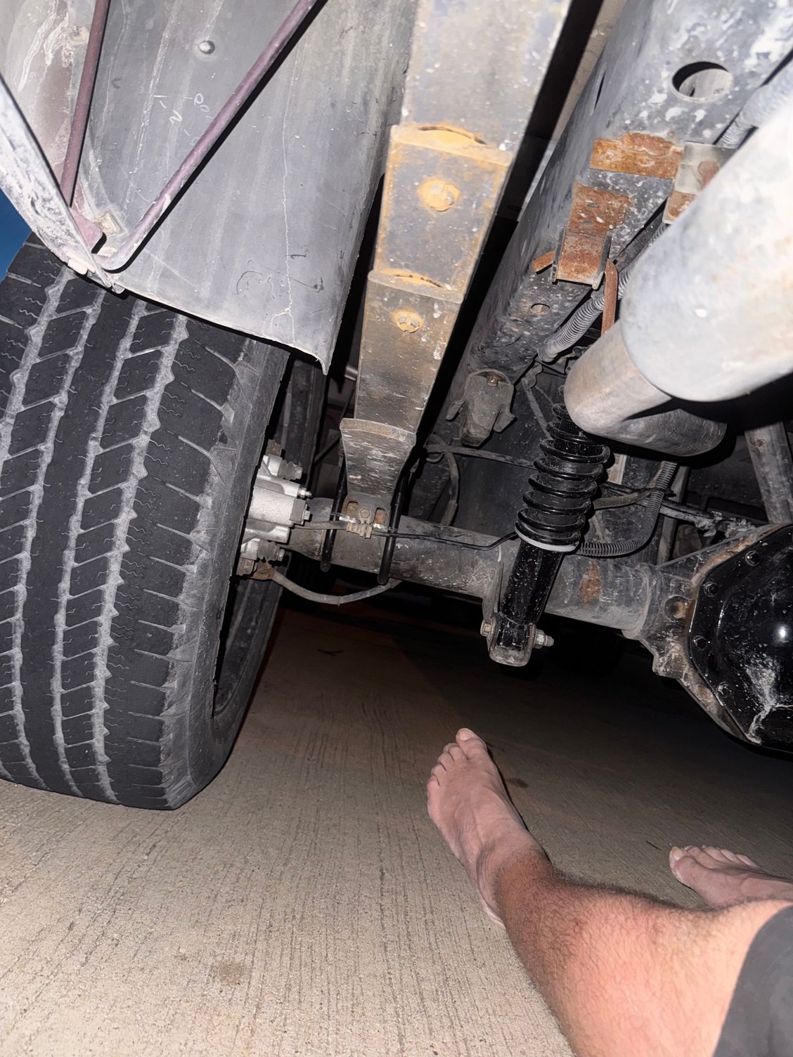 Driver side from bumper