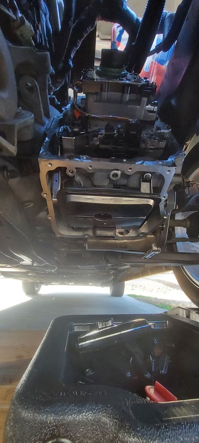 Fresh filter in and Fresh ATF+4 (went with Valvoline).