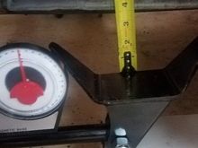 With the lower bar level, Im going to have to build a support. It sticks down quite a bit.