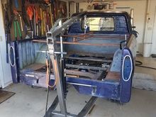 Bed coming off again. 