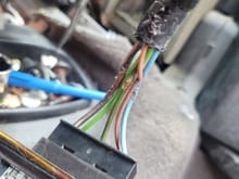 Wire damage at the resistor
