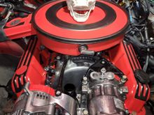 After picture of engine compartment