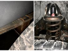 I tried taking a picture of the hitch, but it’s too dark out, but the hitch is the factory class IV hitch. I don’t know how you’d detect a leveling kit, so I’ve taken a picture. Could you confirm, or dismiss? Thank you. My parents are the original owners, hence my claim of stock. My father, and mother are “it was built like that for a reason, so it should stay that way” kind of people.