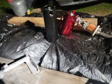 The original 1 is red and about 4.5in tall and the black one is 7in, they are both 3.5in in diameter 