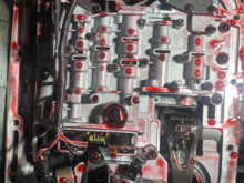 Underside of transmission.