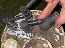 Fuel Pump Assembly Removed from Tank