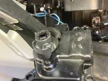 Blend door actuator with broken gear