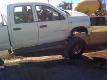 not to bad i guess with a 4 inch lift