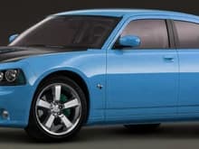 dodge charger srt8 2008 blue edition