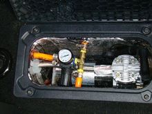 Viair 200 psi onboard air system, (2.5 gallon tank mounted under truck)