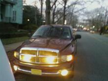 Installed behind grill.