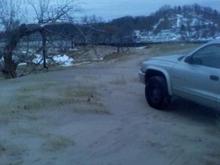 Out at the beach in january