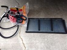 apply foam weather strip to back of plate to make snugger fit, prevent scratches to grill and rattles