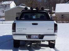 Magnaflow, tinted tails and 3rd Brake light, Go Rhino! light bar.
