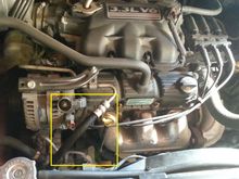pic of leaking ac hose