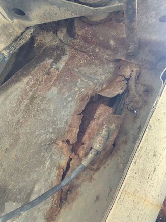 Driver floor board 
