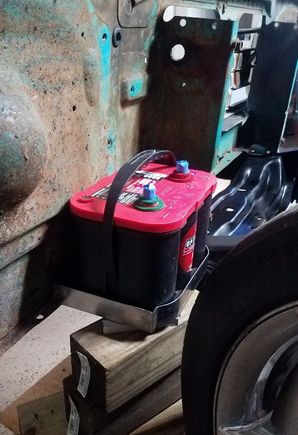 Plenty of clearance. I should be able to hide it with the fender wells.