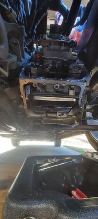 Fresh filter in and Fresh ATF+4 (went with Valvoline).