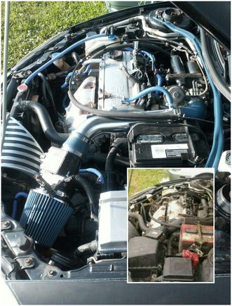 Before and after some bolt on upgrades