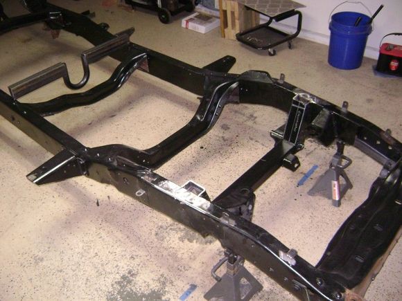 Top mounts cut flush and ready for mods