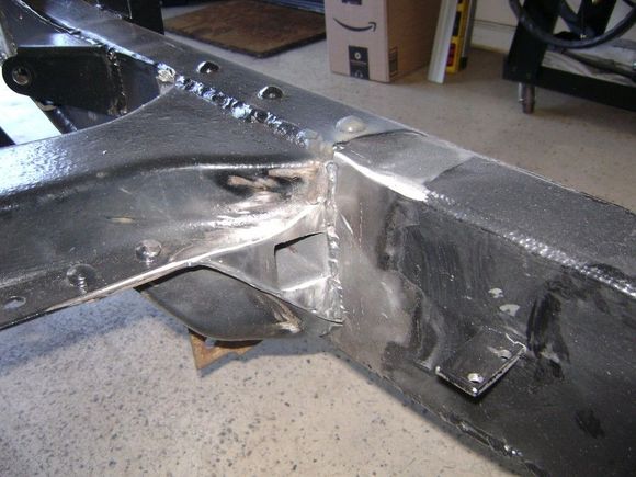 Front side of the driver side rear pass through. This will be under the bed on the drivers side. 